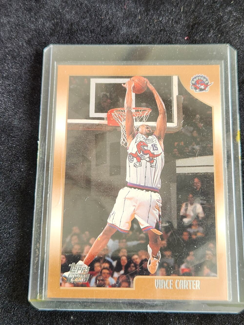 1998-99 Vince Carter Topps RC #199 Toronto Raptors Rookie Card